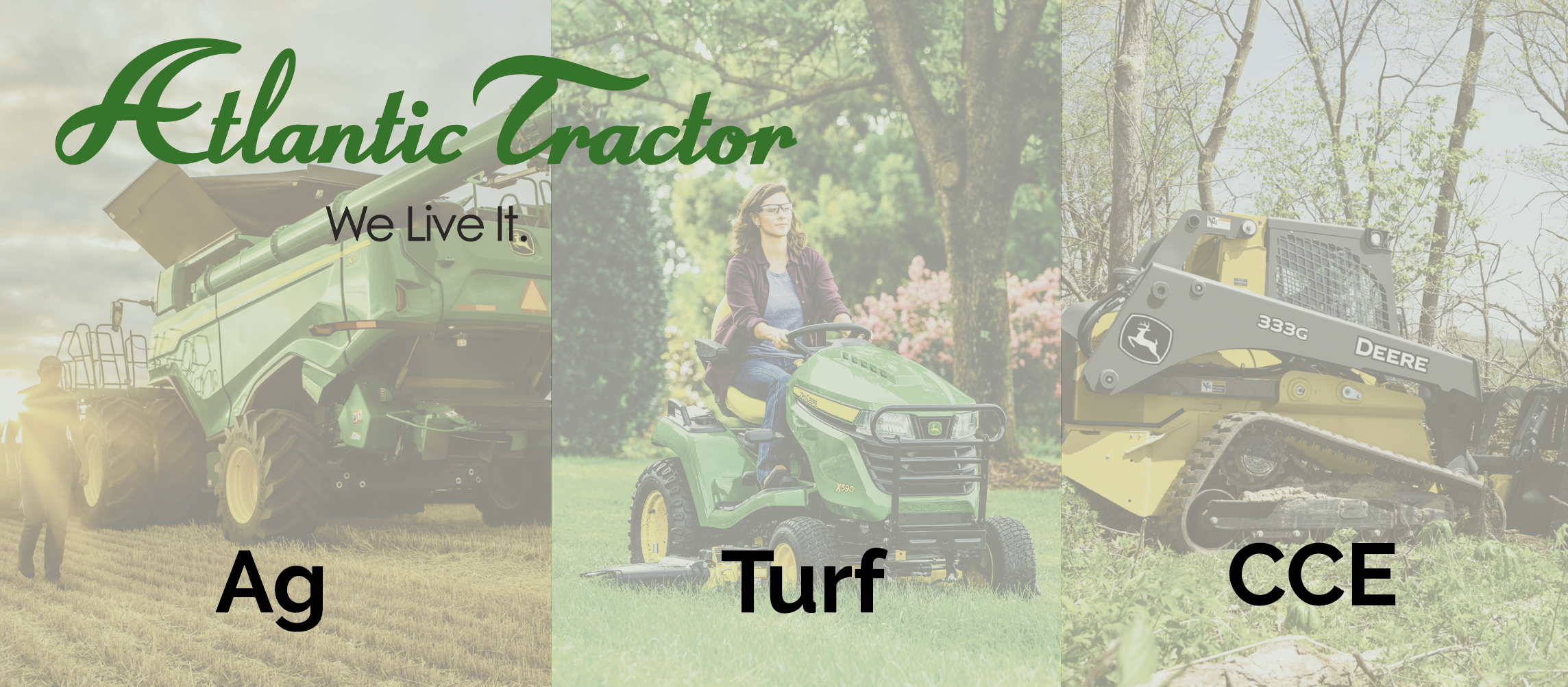 Atlantic Tractor We Live It Ag Turf CCE